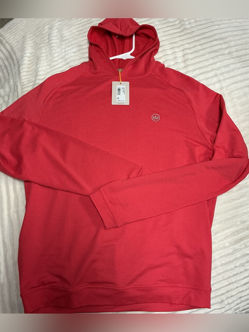 Peter Millar Hoodie Red NWT Small Style # ME0CEK45